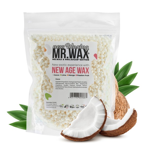 Mr. Wax Wachsperlen Cocco New Age Wax, New Waxing, 500g