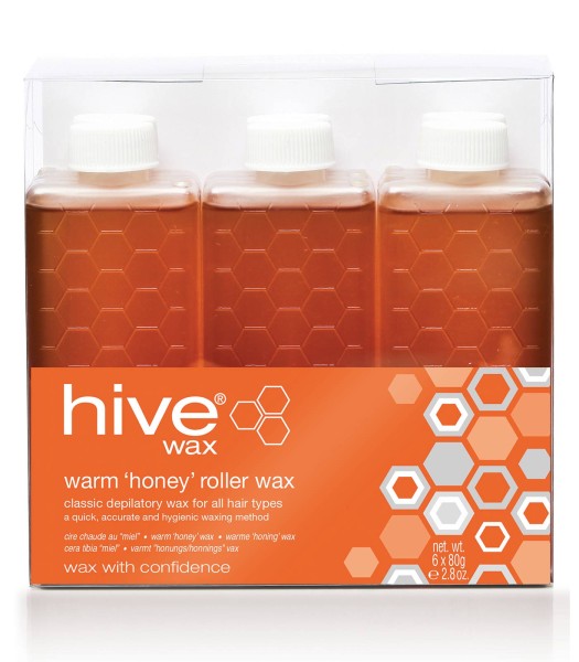 6x Hive Honig Wachspatronen Honey, 80g