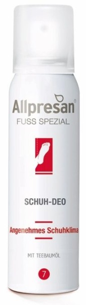 Allpresan Fuß Nr 7 Spezial Schuh-Deo, Schuhspray, für Pilz empfindliche Füße, für angenehmen Schuhge