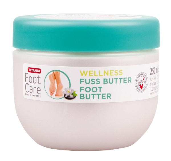 Fußbutter Pflege für die Füße mit Avocadoöl und Shea Butter 250ml