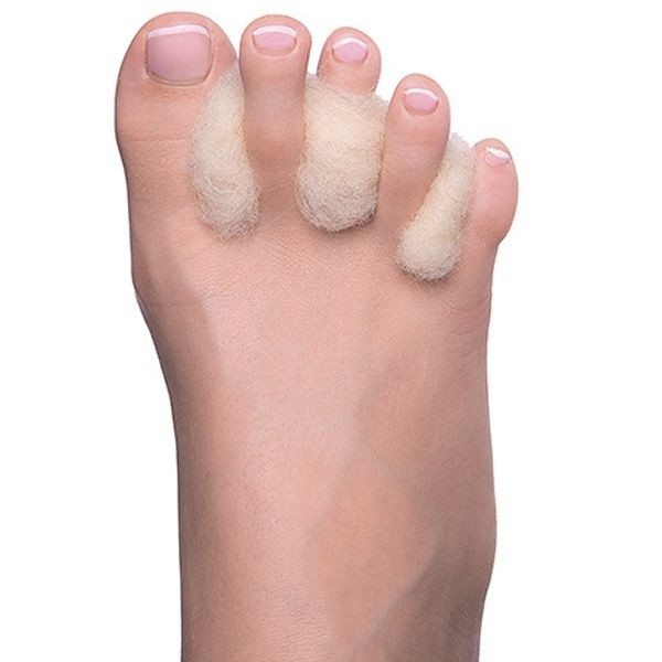 Lammwolle für Druckschutz an Füßen und allgemein, Kosmetex