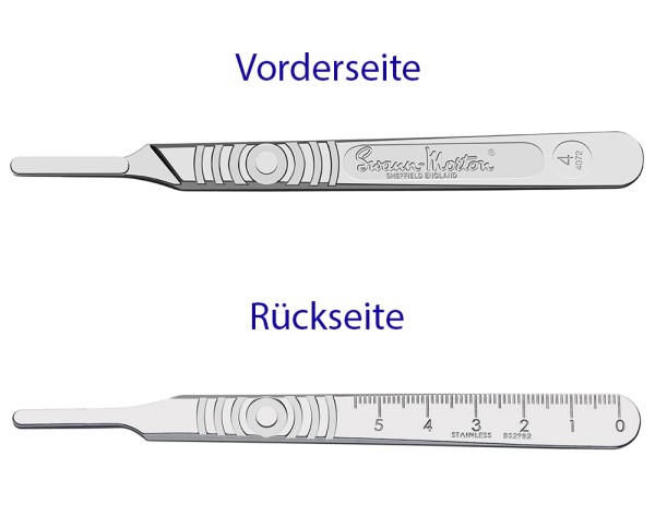 Skalpellgriff Nr. 4 Swann Morton 13cm Skalpellhalter ohne CE