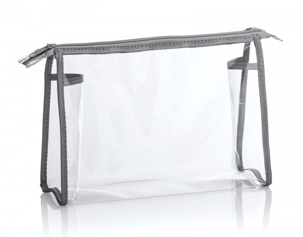 22x7x16 cm Kosmetiktasche, Kulturbeutel, Transparent