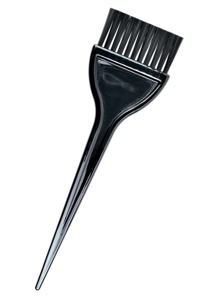 Kosmetex Haarfärbepinsel Nr.4 schwarz, 21 cm, breiter 5.8 cm Pinsel für die Haarfarbe