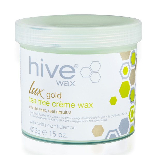 Hive Lux Gold, Tea Tree Creme Warmwachs, 425g