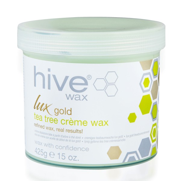 Hive Lux Gold, Tea Tree Creme Warmwachs, 425g