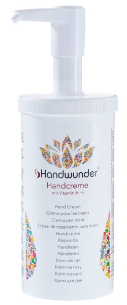 Handwunder Handcreme Pflege und Schutz für die Hände mit Pflanzenextrakten, 450ml Spenderdose