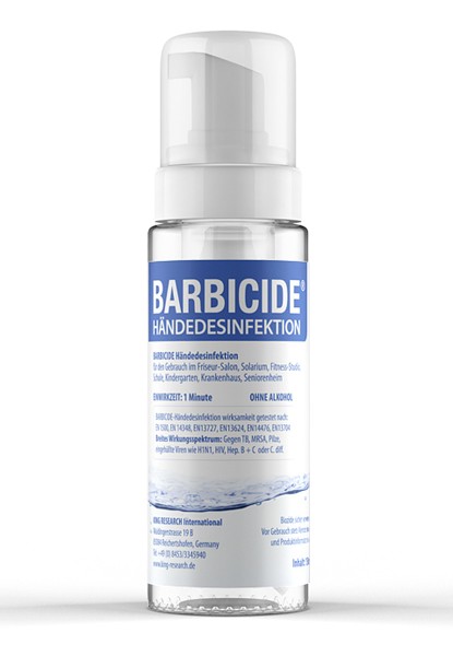 Barbicide Händedesinfektion (ohne Alkohol) 150ml