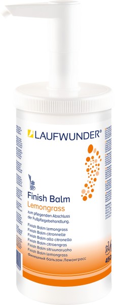 Laufwunder Finish Balm Lemongrass, Dose mit Spender, 450ml