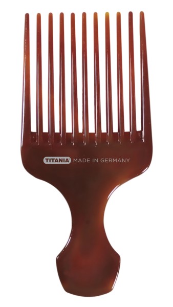 Afro kamm mit Griff, für voluminöses Haar. Kosmetex Afro-Hair-Styler für dichtes, lockiges und lange