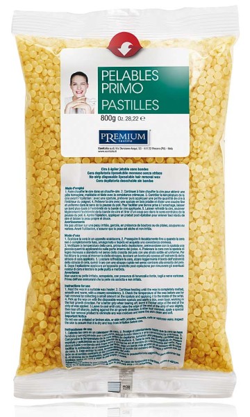 Premium Wachsperlen Pelable Primo Honig Miele Xanitalia, 800g