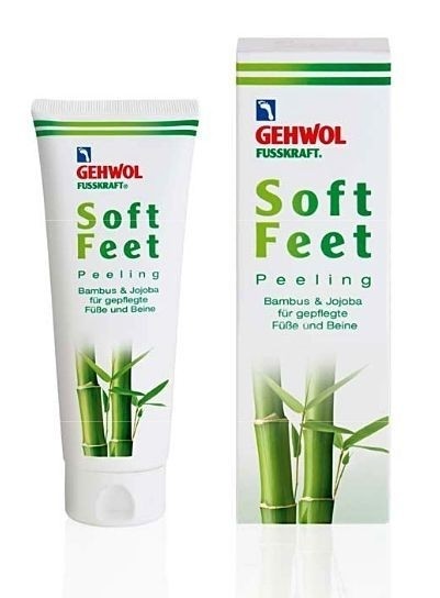 GEHWOL Fusskraft Soft Feet Peeling Fußpeeling mit Bambus, Jojoba