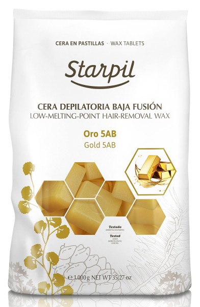 Starpil Gold Oro 5AB Hartwachs Blöcke, 1kg