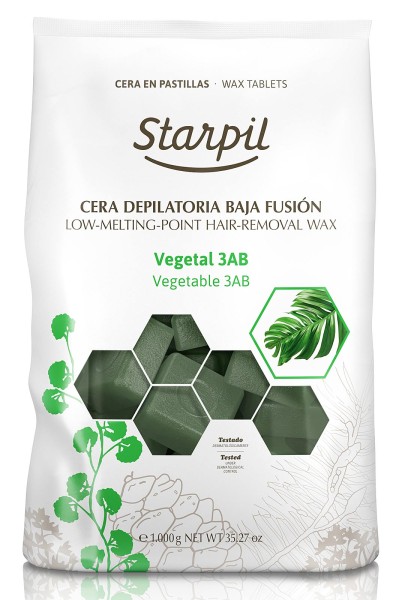 Starpil Vegetable 2AB Hartwachs Blöcke, 1kg