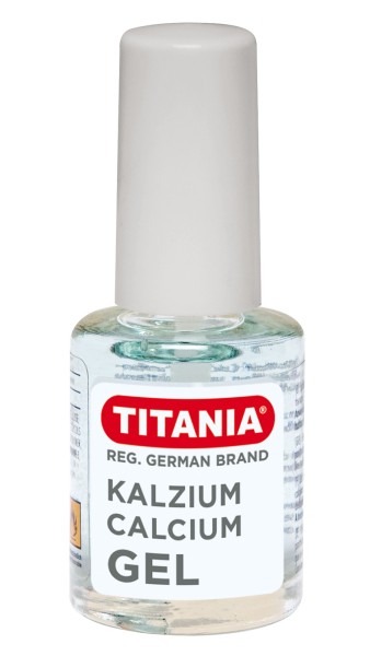 Titania Kalzium Gel, Überlack Topcoat, Nagel stärkend, 10ml