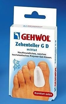 GEHWOL Zehenteiler G D, Gel Zehenspreizer, Zehenkorrektur,