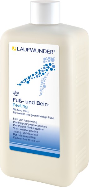 Laufwunder Peeling Fuß- und Beinpeeling reinigt Füße und Beine, verhindert Hornhaut. Kabinenware 500