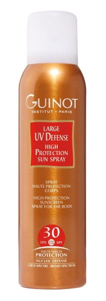GUINOT Large UV Defense, LSF30 Sonnenmilch als Körperspray, 150ml