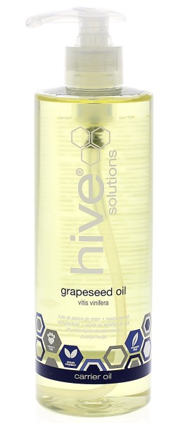 Hive Solutions Traubenkernöl, Basisöl für die Aromatherapie, Trägeröl, 400ml