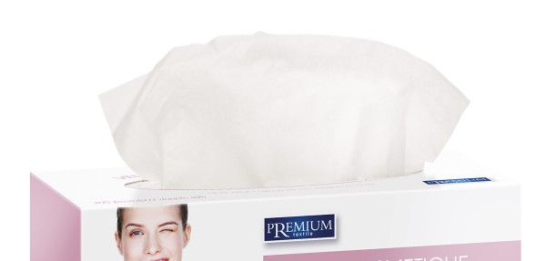 100 Kosmetiktücher in Box, Kosmetik Tissue, weiß