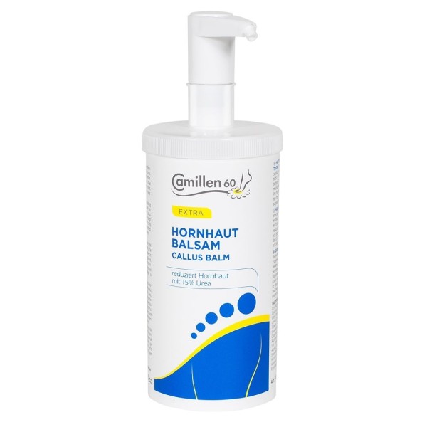 Hornhaut Balsam Camillen 60, Fußcreme mit Urea 15 %, Kamille für trockene Füsse