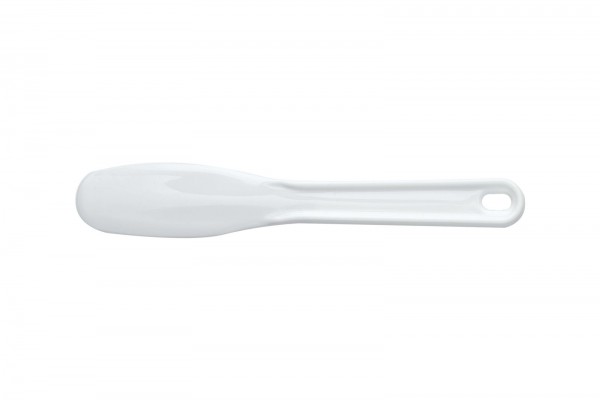 Spatel 19 cm, großer Kosmetikspatel, weiß