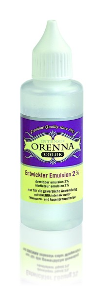 ORENNA Entwickleremulsion Wasserstoffperoxid Entwickler zum Augenbrauen Wimpern färben, 50ml
