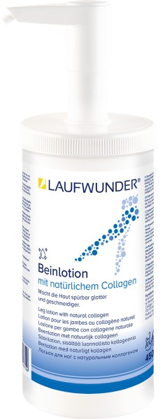 Laufwunder Beinlotion frische feuchtigkeitsspendende Pflege, Dose mit Spender, 450ml