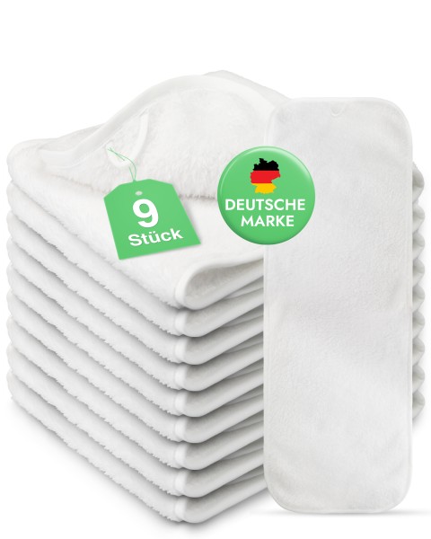 9x Kosmetik Kompressentuch Mikrofaser 25 x 70 weich flauschige Premium Kompressen Tücher für Studio