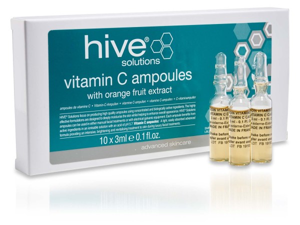 10 x Hive Vitamin C Ampullen, Gesichtspflege-Ampullen, je 3ml