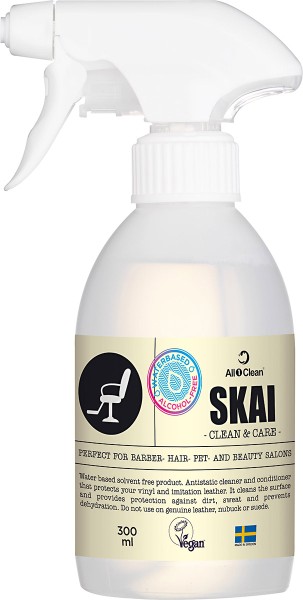 All1Clean SKAI Kunstleder Stuhl Reiniger & Pflege Clean & Care Vegan, Disicide,