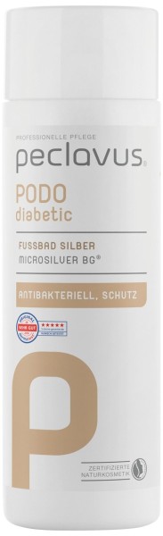 Peclavus PODOdiabetic Fußbad Silber, 150 ml