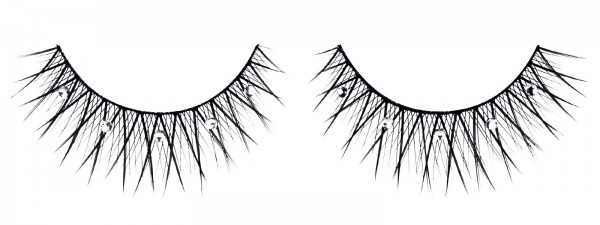 Künstliche Wimpern Full Diamond, Wimpernband inkl. Kleber
