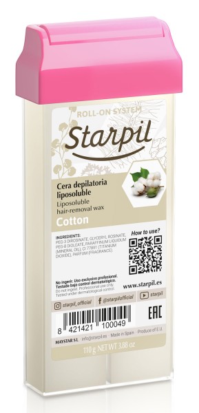 Starpil Wachspatrone Ultra Creamy Cotton, 110g