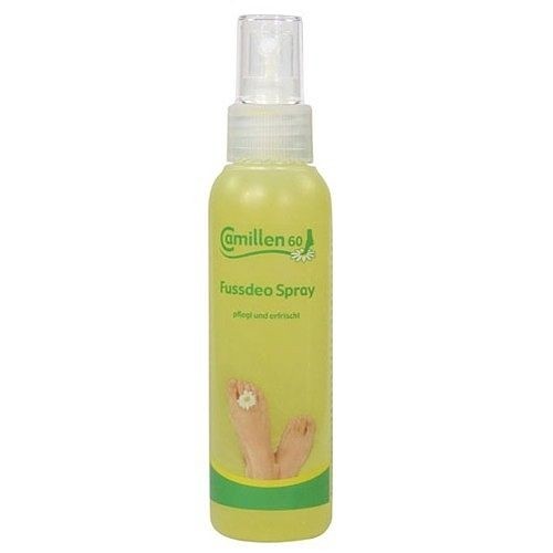 Fussdeo Spray Camillen 60, bei Fußschweiß und Fußgeruch, Fussdesinfektion, 125 ml