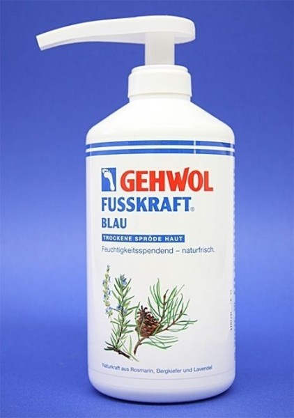 GEHWOL Fusskraft Blau, Trockene Spröde Haut, Fußcreme