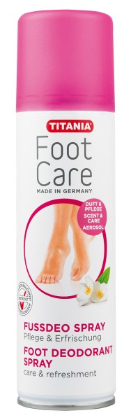 Titania Fussdeo Spray, intensive Pflege und Erfrischung, bei beanspruchten Füßen, 200ml