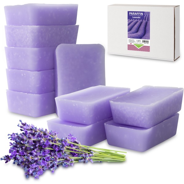 Kosmetex Paraffin Lavendel, Paraffinwachs für Paraffinbad,