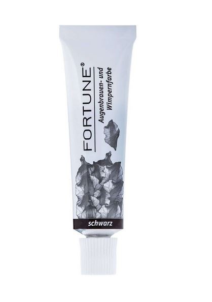 Fortune Schwarz, Wimpernfarbe, Augenbrauenfarbe Wasserfeste Intensivfärbung, 15ml