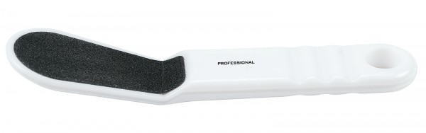 Doppelseitige Fußfeile mit Fersenwinkel, 18 cm