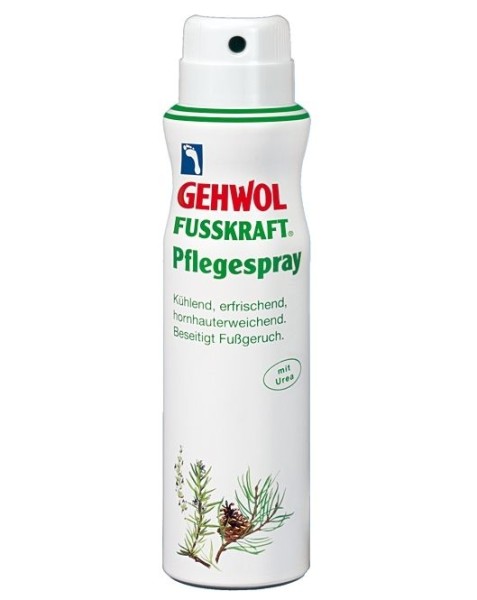 GEHWOL Pflegespray, Fußdeodorant Schuhspray gegen Fußgeruch, mit Urea,150 ml